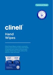 Technical Product Sheet - Hand Wipes 8 Pack