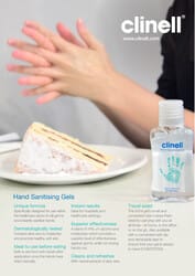 Hand Sanitising Gels Brochure